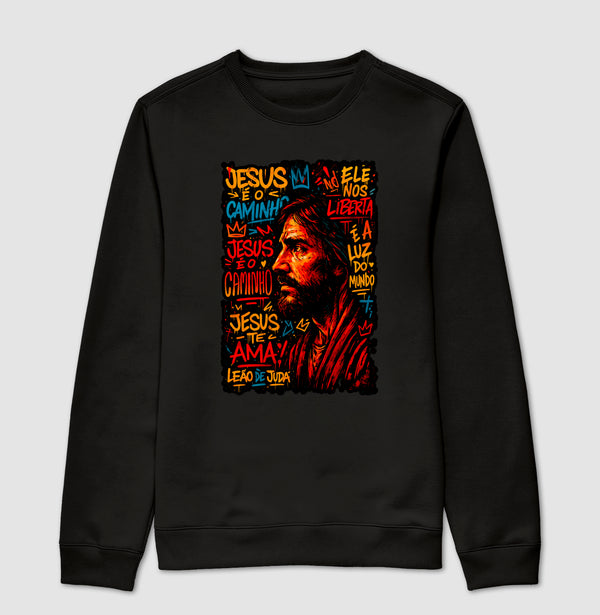 Suéter Moletom | Jesus grafite