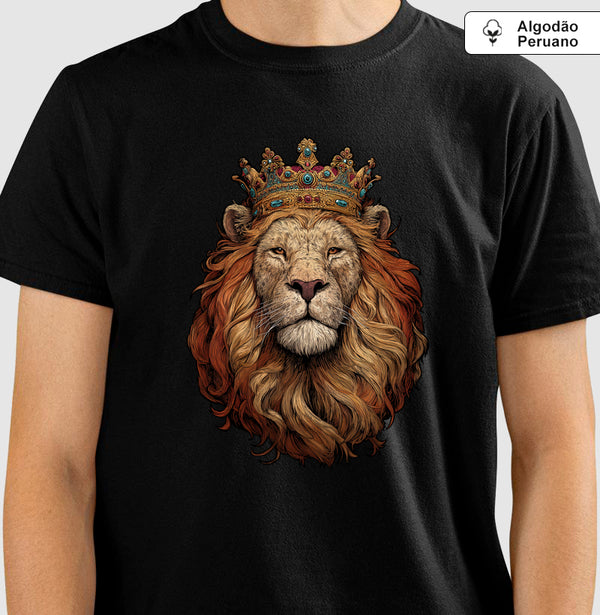 Camiseta Algodão Peruano | Leão da Tribo de Judá