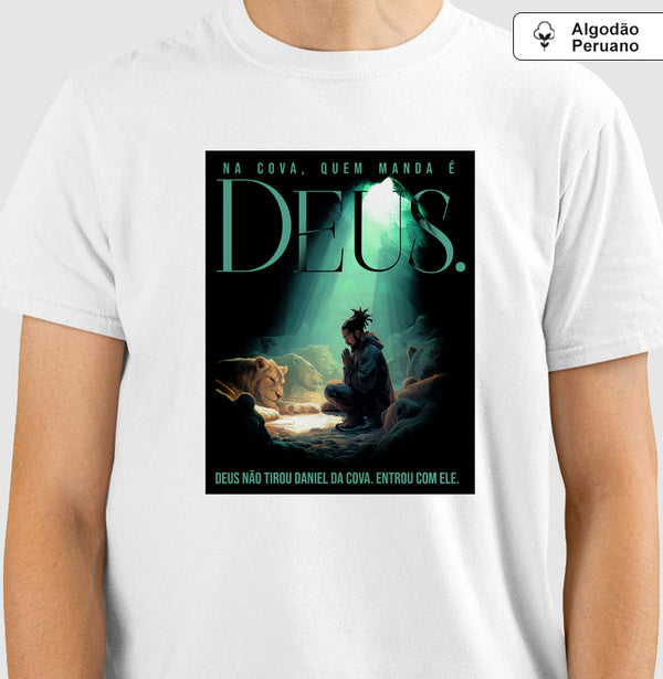 Camiseta Algodão Peruano | Cova dos Leões